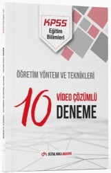 Dijital Hoca KPSS Eğitim Bilimleri Öğretim Yöntem ve Teknikleri Çözümlü 10 Deneme Akademi - Dijital Hoca