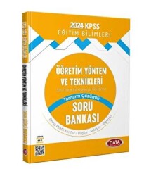 Data Yayınları 2024 KPSS Eğitim Bilimleri Öğretim Yöntem ve Teknikleri Tamamı Çözümlü Soru Bankası - Data Yayınları