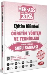 2026 MEB-AGS Eğitim Bilimleri Öğretim Yöntem ve Teknikleri Tamamı Çözümlü Soru Bankası - Data Yayınları