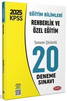 Data Yayınları KPSS Eğitim Bilimleri Rehberlik ve Özel Eğitim 20 Deneme Sınavı - 1
