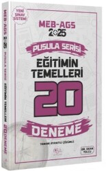2025 MEB-AGS Eğitimin Temelleri 20 Deneme Çözümlü Pusula Serisi - CBA Akademi