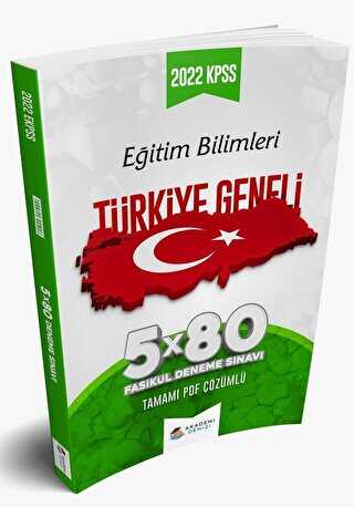 Akademi Denizi Yayıncılık KPSS Eğitim Bilimleri Türkiye Geneli 5 x 80 Fasikül Deneme