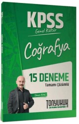 KPSS Genel Kültür Coğrafya Tamamı Çözümlü 15 Deneme - Tonyukuk Yayıncılık