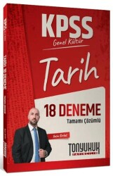 KPSS Genel Kültür Tarih Tamamı Çözümlü 18 Deneme - Tonyukuk Yayıncılık