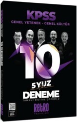 KPSS Genel Yetenek Genel Kültür 10 Deneme - Retro Yayıncılık