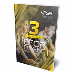 Uzman Kariyer Yayınları KPSS Genel Yetenek Genel Kültür Efor 3 Deneme Çözümlü Uzman - Uzman Kariyer Yayınları
