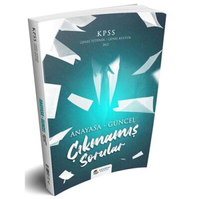 KPSS Genel Yetenek Genel Kültür Anayasa Güncel Bilgiler Çıkmamış Sorular - 1