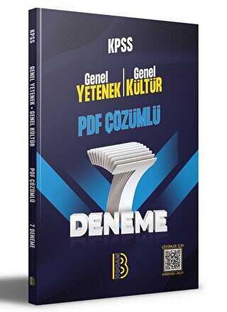 Benim Hocam Yayınları KPSS Genel Yetenek Genel Kültür PDF Çözümlü 7 Deneme