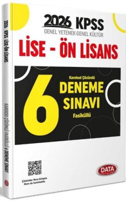 KPSS GY-GK Lise Ön Lisans Fasiküllü Karekod Çözümlü 6 Deneme Sınavı - 1