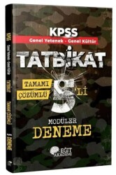KPSS Genel Yetenek Genel Kültür TATBİKAT 5 Deneme Çözümlü - Eğit Akademi