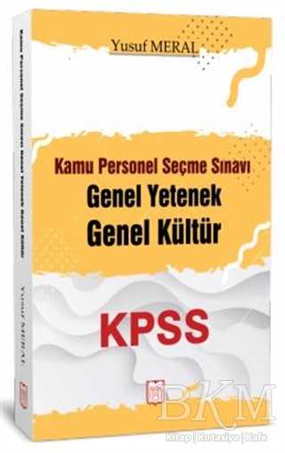 YDY Yayınları KPSS Kamu Personel Seçme Sınavı Genel Yetenek Genel Kültür