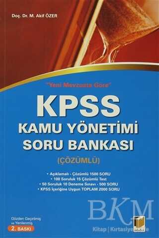 Adalet Yayınevi KPSS Kamu Yönetimi Soru Bankası