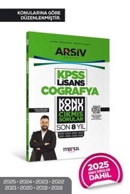 KPSS Lisans Coğrafya Konu Konu Çıkmış Sorular Son 8 Yıl Çıkmış Sorular 2025 Dahil - 1