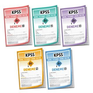KPSS Lisans Genel Yetenek Genel Kültür 5li Deneme Paketi - 1