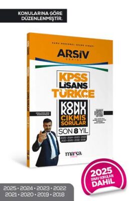 KPSS Lisans Türkçe Konu Konu Çıkmış Sorular Son 8 yıl Çıkmış Sorular 2025 Dahil - 1