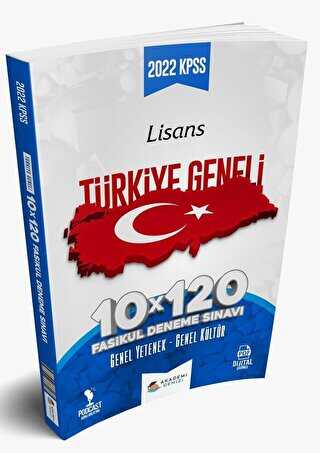 Akademi Denizi Yayıncılık KPSS Lisans Türkiye Geneli 10 x 120 Fasikül Deneme