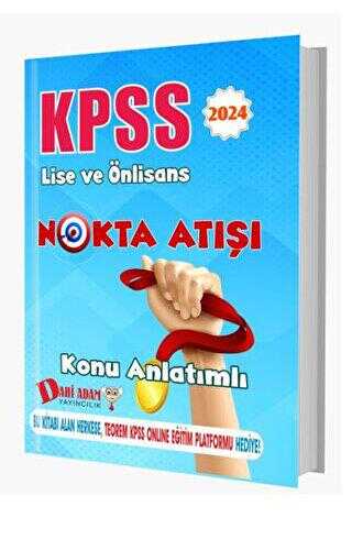 Dahi Adam Yayıncılık Kpss Lise Ve Ön Lisansnokta Atışı Konu - 1