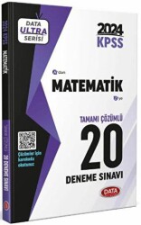 Data Yayınları 2024 KPSS Ultra Serisi Matematik 20 Deneme Sınavı - Data Yayınları