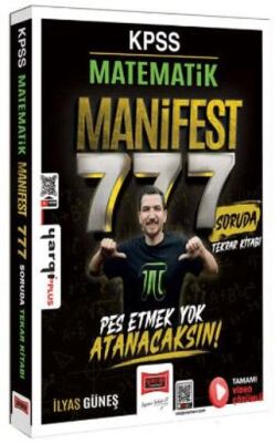 KPSS Matematik Manifest Serisi 777 Soruda Tamamı Video Çözümlü Tekrar Kitabı - 1