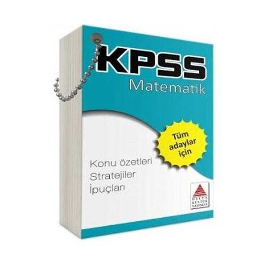 Delta Kültür Yayınevi KPSS Matematik Strateji Kartları - Delta Kültür Yayınevi