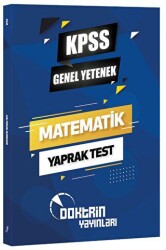 KPSS Matematik Yaprak Test - Doktrin Yayınları
