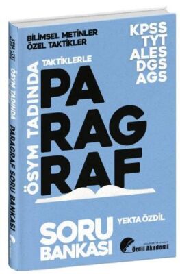 KPSS MEB-AGS ALES DGS TYT Taktiklerle ÖSYM Tadında Paragraf Soru Bankası - 1