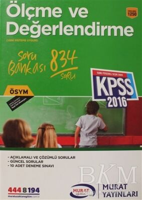 KPSS Ölçme ve Değerlendirme Soru Bankası - 1