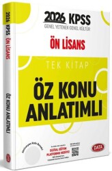 Data Yayınları KPSS Önlisans Tek Kitap Öz Anlatımlı Konu Anlatımlı - Data Yayınları