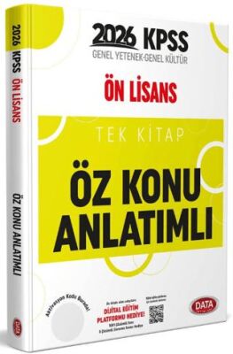 Data Yayınları KPSS Önlisans Tek Kitap Öz Anlatımlı Konu Anlatımlı - 1