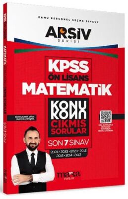 KPSS Ön Lisans Matematik Konu Konu Çıkmış Sorular Son 7 Sınav 2024 Dahil - 1
