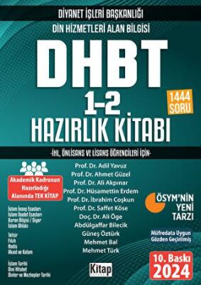 Kitap Dünyası Yayınları Diyanet İşleri Başkanlığı Din Hizmetleri Alan Bilgisi Dhbt 1-2 Hazırlık Kitabı 2024 - 1