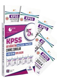 KPSS Ortaöğretim GYGK Son 5 Yıl Tıpkı Basım Çıkmış Sorular - Kurul Yayıncılık