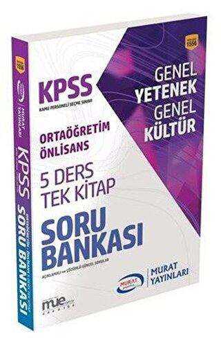 Murat Yayınları KPSS Ortaöğretim Ön Lisans 5 Ders Tek Kitap Soru Bankası 1556