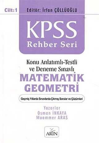 Arın Yayınları KPSS Rehber Seri - Matematik Geometri Cilt: 1