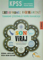 Doktrin Yayınları 2018 KPSS Son Viraj Coğrafyanın Doktrini Tamamı Çözümlü Soru Bankası - Doktrin Yayınları