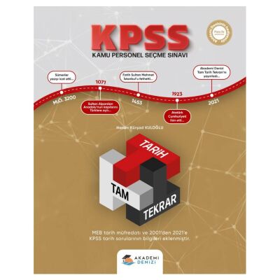 KPSS Tam Tarih Tekrarı Ders Notları - 1