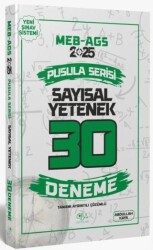 2025 MEB-AGS Sayısal Yetenek 30 Deneme Çözümlü Pusula Serisi - CBA Akademi