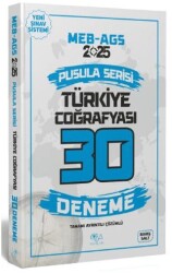 2025 MEB-AGS Türkiye Coğrafyası 30 Deneme Çözümlü Pusula Serisi - CBA Akademi