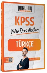 KPSS Türkçe Video Ders Notları - Tonyukuk Yayıncılık