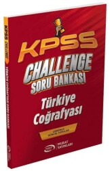 KPSS Türkiye Coğrafyası Challenge Soru Bankası Çözümlü - Murat Yayınları