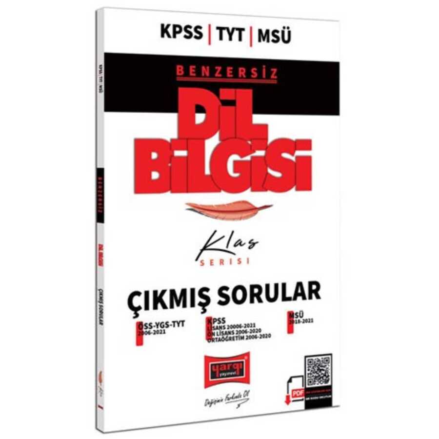 KPSS TYT MSÜ Klas Serisi Benzersiz Dil Bilgisi Çıkmış Sorular - 1