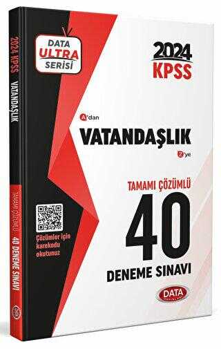 Data Yayınları KPSS Vatandaşlık 40 Deneme Sınavı