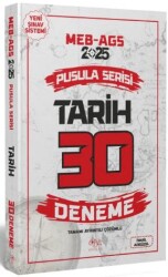 2025 MEB-AGS Tarih 30 Deneme Çözümlü Pusula Serisi - CBA Akademi