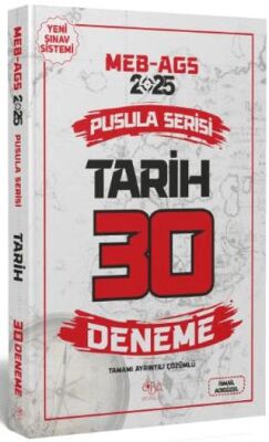 2025 MEB-AGS Tarih 30 Deneme Çözümlü Pusula Serisi - 1