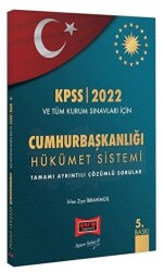 Yargı Yayınevi KPSS ve Tüm Kurum Sınavları için Cumhurbaşkanlığı Hükümet Sistemi - Yargı Yayınevi