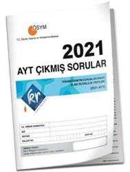 KR Akademi Yayınları 2021 AYT Çıkmış Sorular Tıpkı Basım Kitapçığı - KR Akademi Yayınları