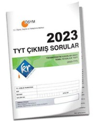 KR Akademi Yayınları 2023 TYT Çıkmış Sorular Tıpkı Basım Kitapçığı - 2