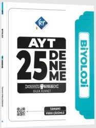 Dilek Hoca Kuvvetli Biyoloji AYT Biyoloji Video Çözümlü 25 Deneme - KR Akademi Yayınları