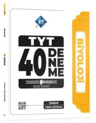 Dilek Hoca Kuvvetli Biyoloji TYT Biyoloji Video Çözümlü 40 Deneme - KR Akademi Yayınları