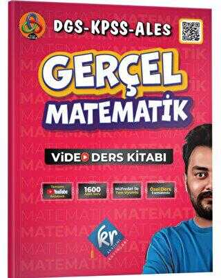 KR Akademi Yayınları Gerçel Matematik DGS KPSS ALES Video Ders Kitabı